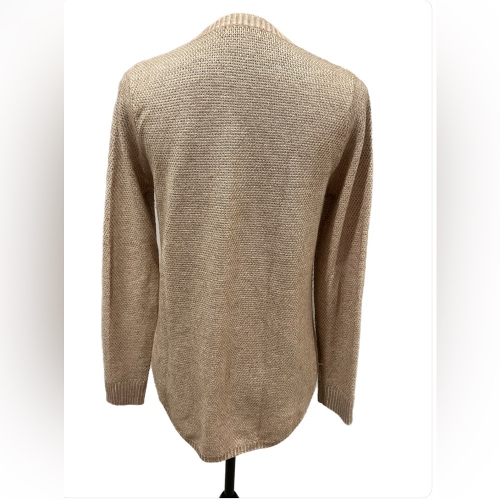 Zaket & Plover Tan Wool and Cotton Sweater- extra small - Picture 4 of 7